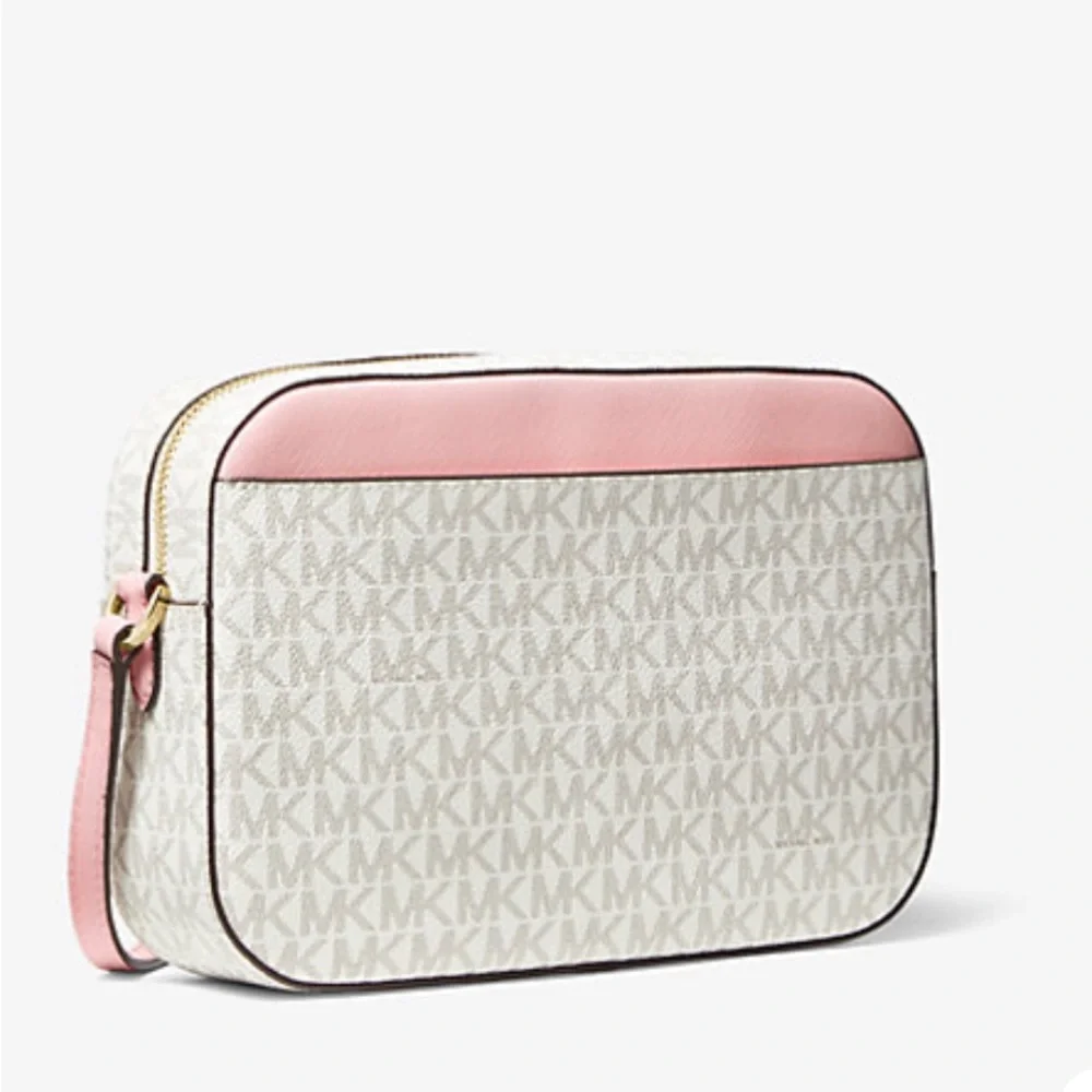 SALE Micheal Kors Jet Set Crossbody Bag NWT Pink/cream - Picture 5 of 7